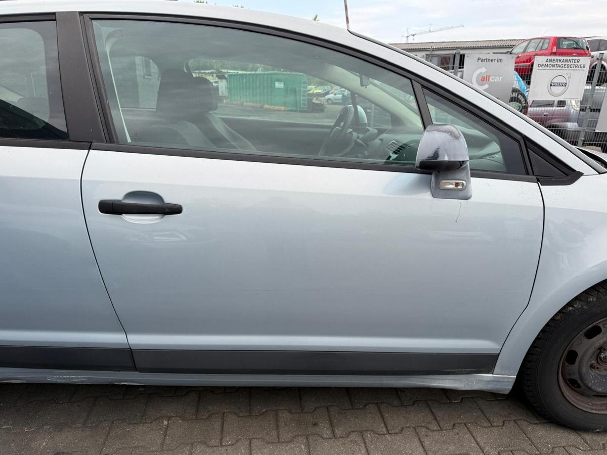 Citroen C4 original Tür vorn rechts EYL Islandgrau Coupe Rohbau BJ07